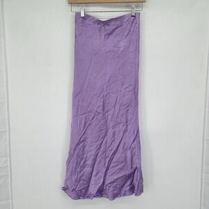 Grey Lab Los Angeles Lavender Slip Midi Skirt S Fairy Coquette Y2K Minimal Flowy